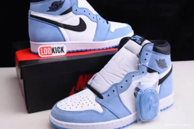 Cheap 1 555088-134 RETRO AIR HIGH BLACK UNIVERSITY WHITE BLUE JORDAN 0511